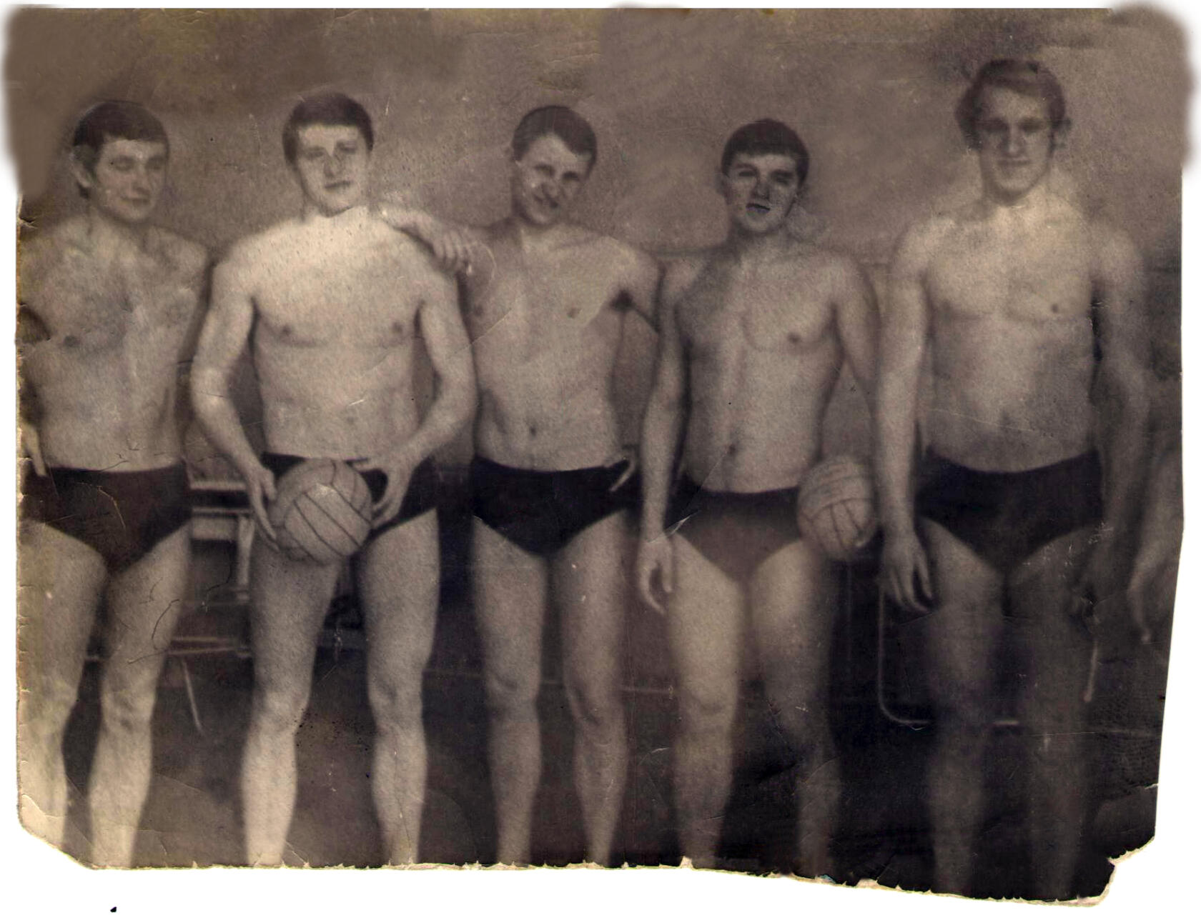 Игроки минской команды СКИФ. Крайний справа Анатолий Клебанов